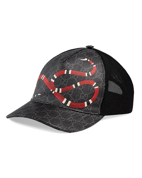 gucci mens snake cap|gucci baseball cap price.